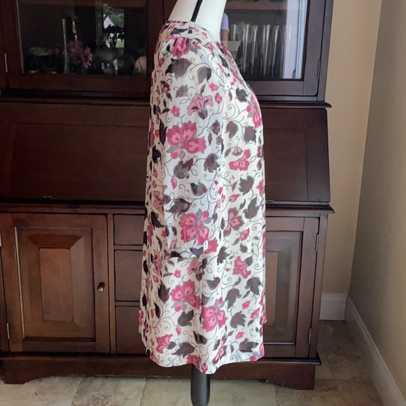 Loft Peasant Flower Dress XS - Picture 4 of 12